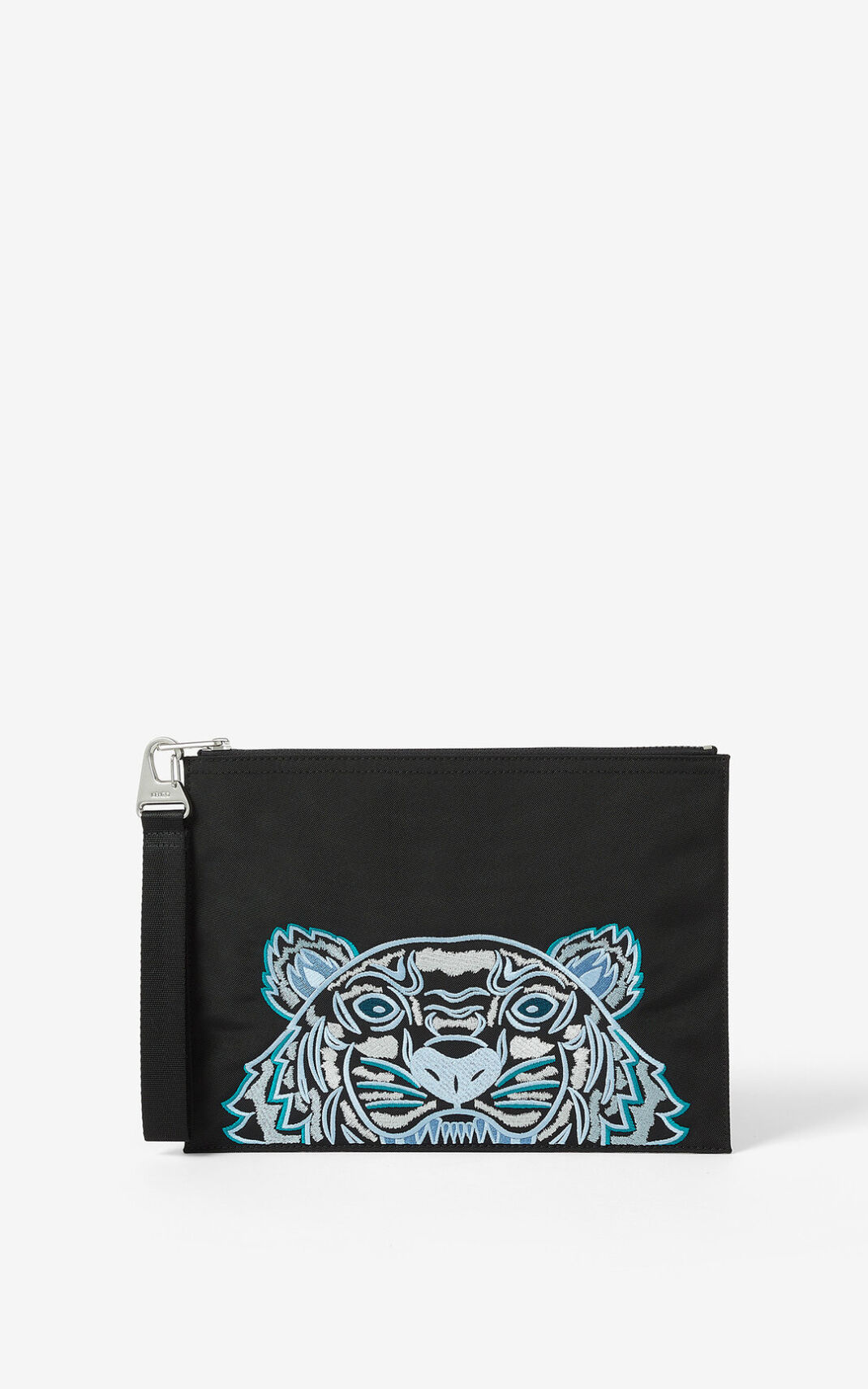 Kenzo Large καμβας Kampus Tiger πορτοφόλι γυναικεια μαυρα | GR344482